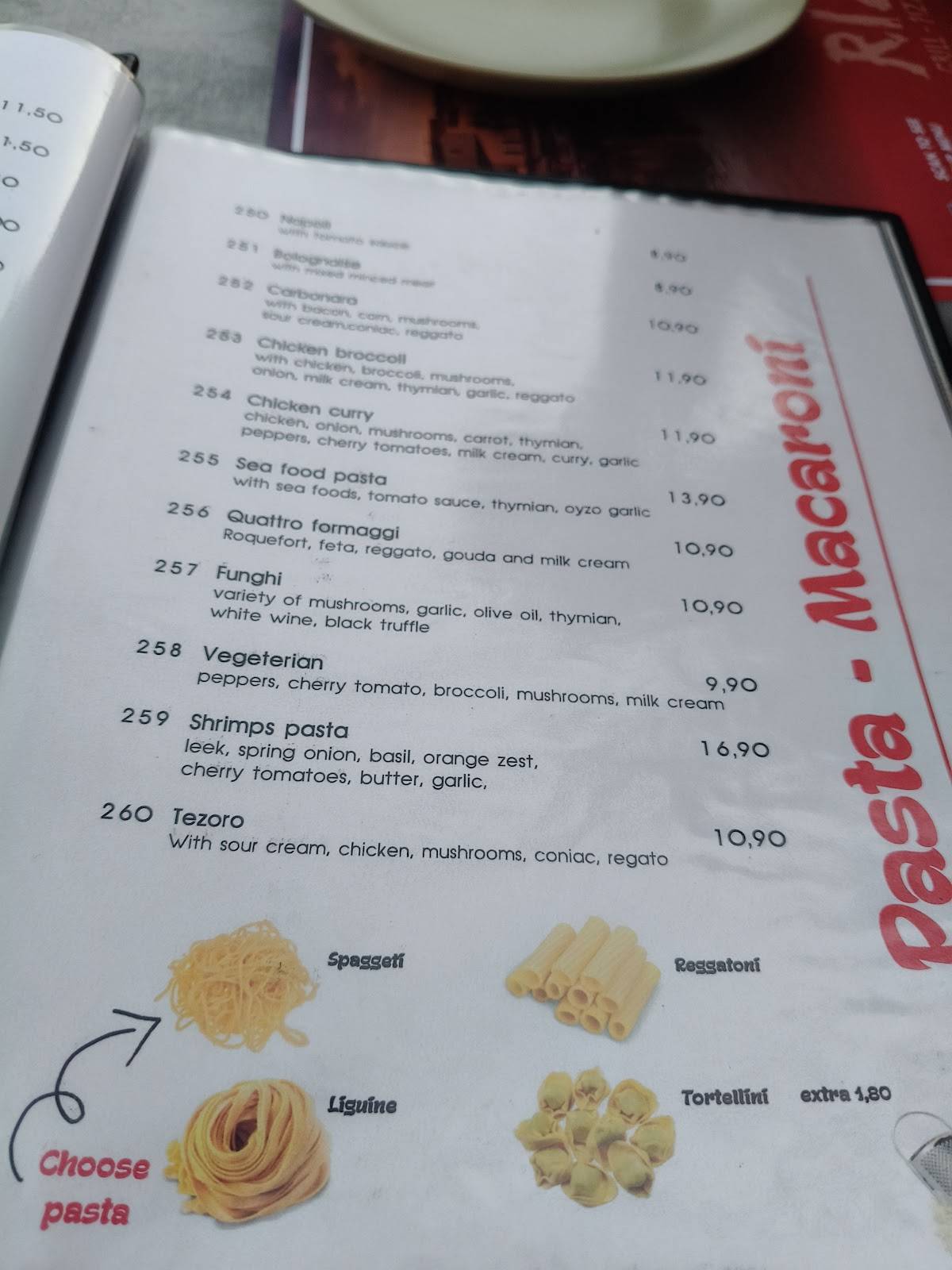 Rizoti Grill & Pizza Rethymno меню