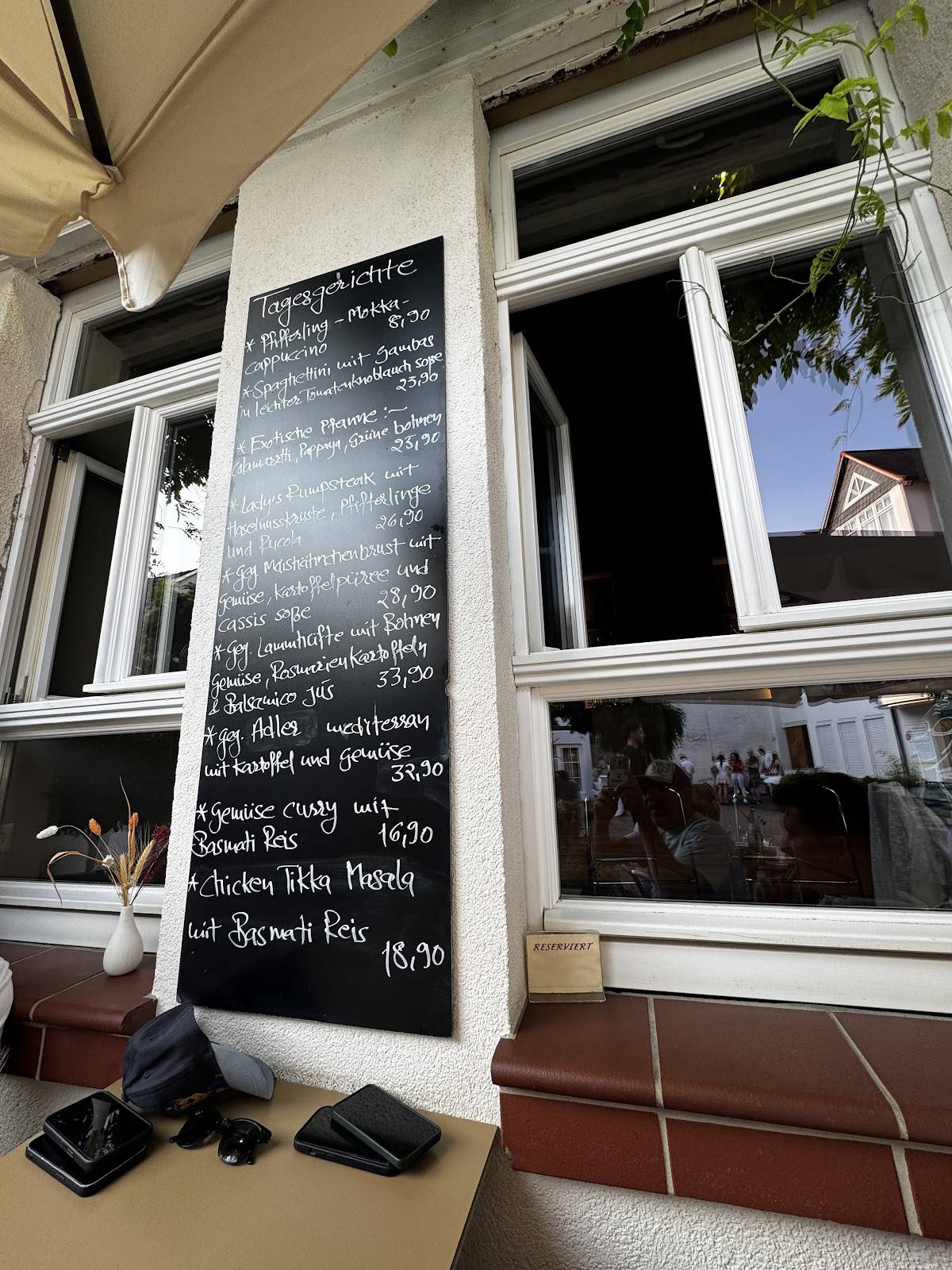 Röderstein – Restaurant меню