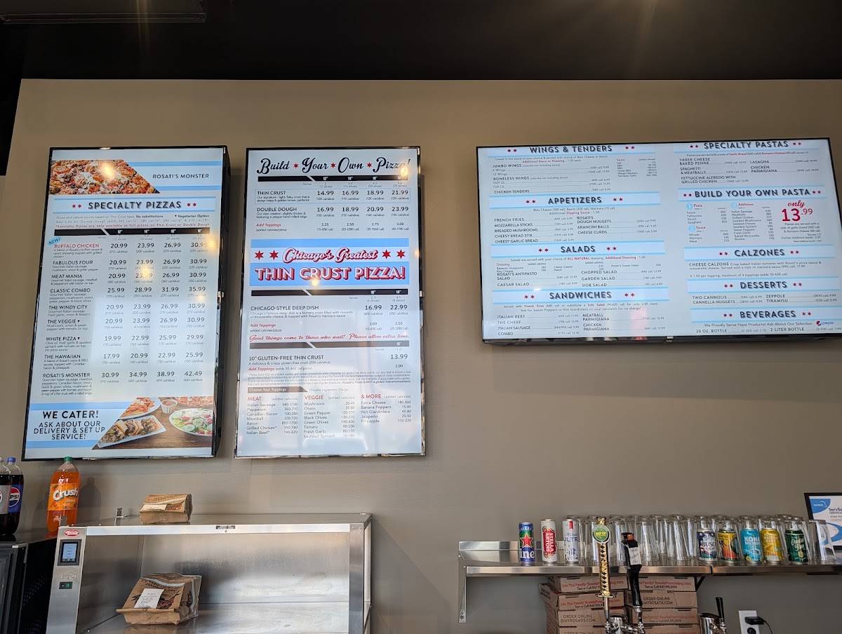 Rosati’s Pizza меню