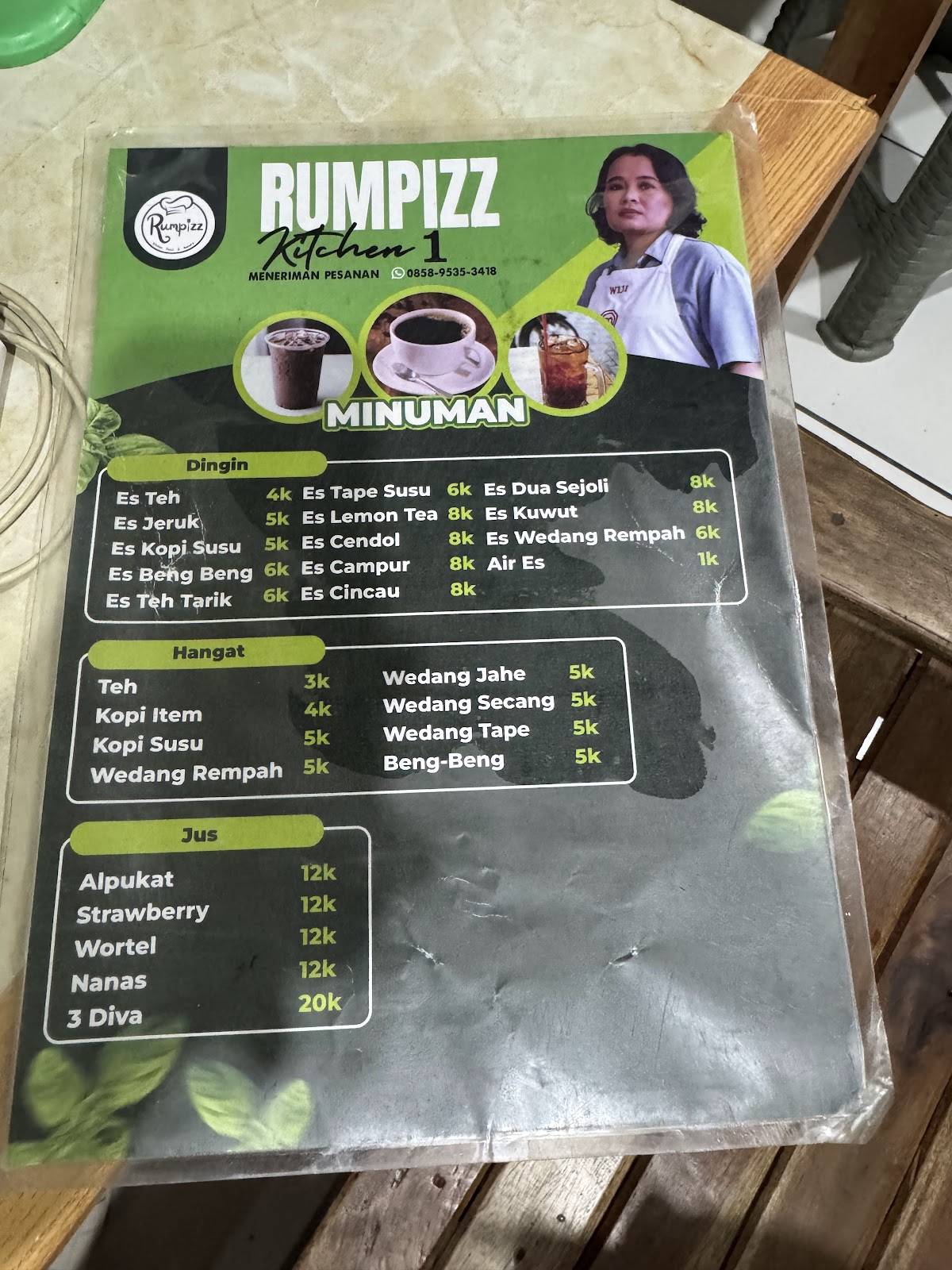 Rumpizz Kitchen меню