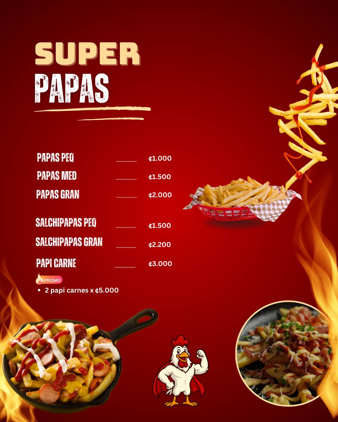 SUPER POLLO LA RITA меню