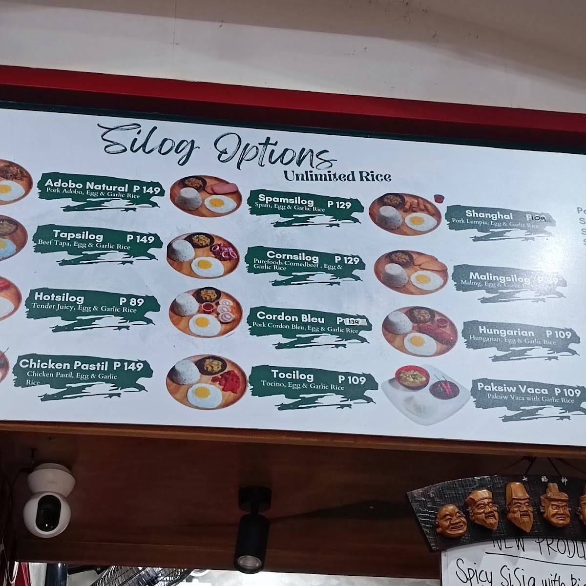 TAPSI BOOZE RESTOBAR меню