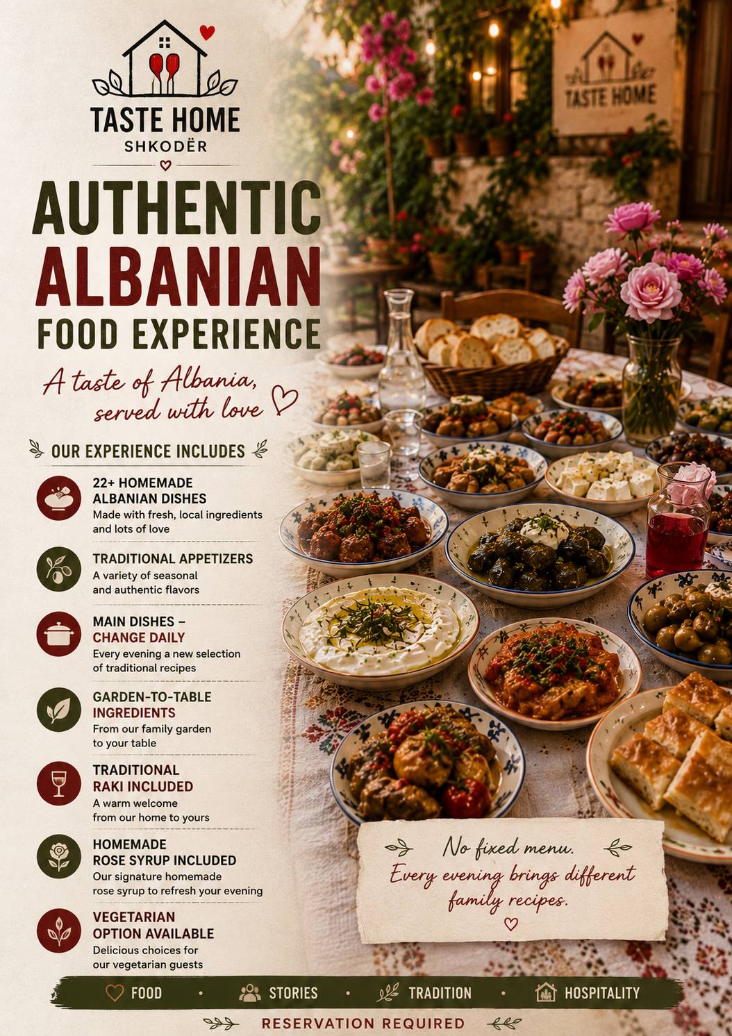 Taste Home Shkoder меню