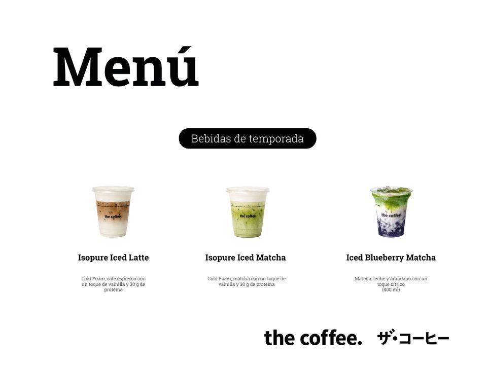 The Coffee меню