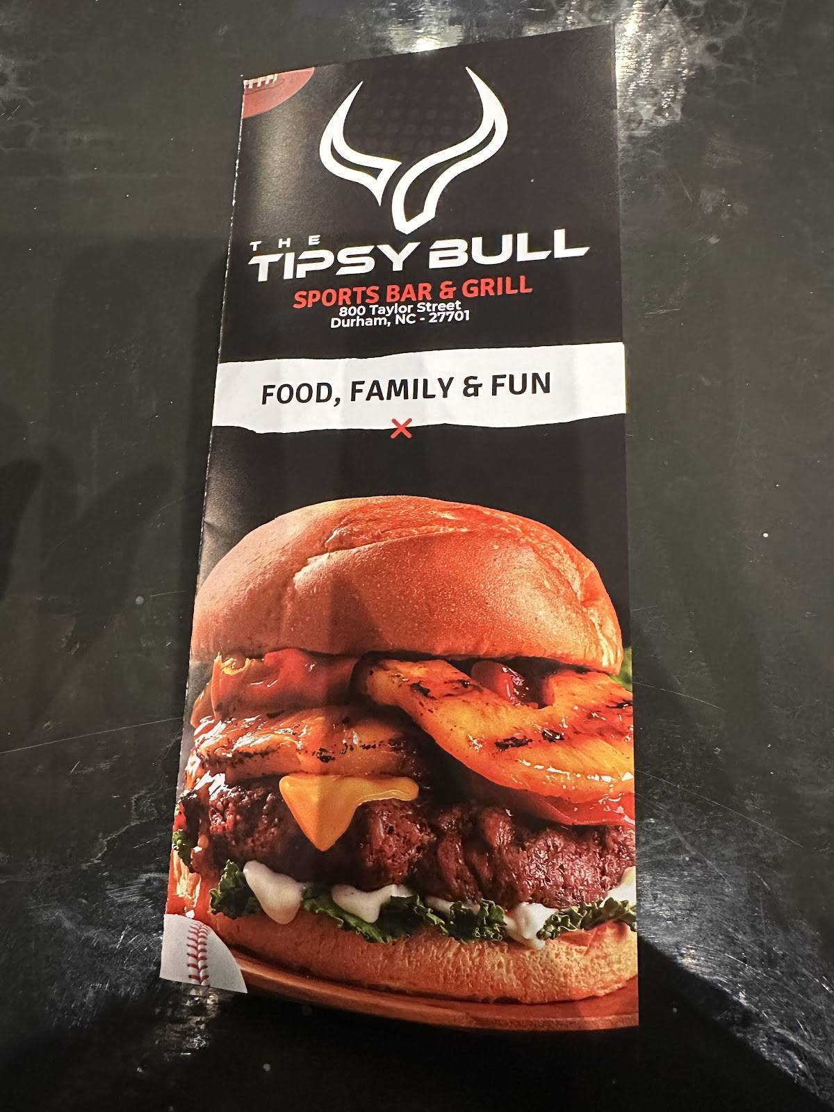 The Tipsy Bull Sports Bar меню