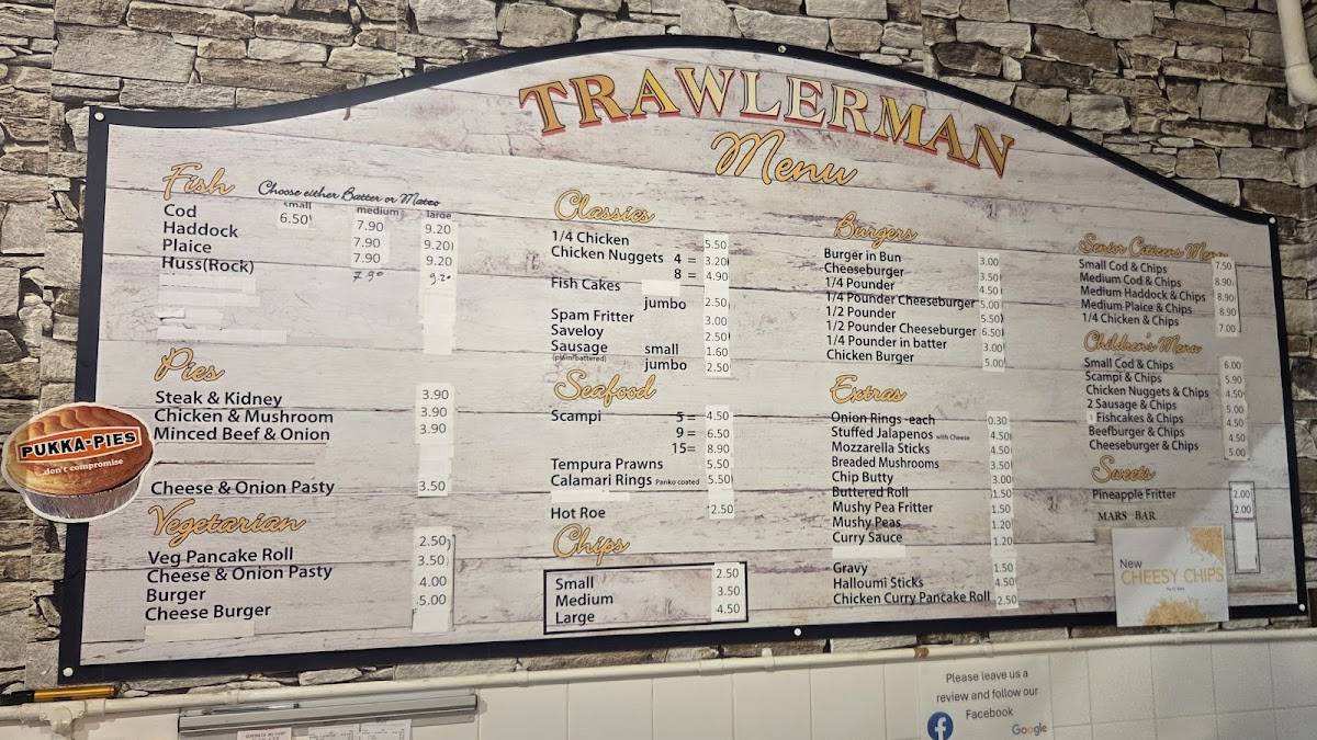 Trawlerman меню