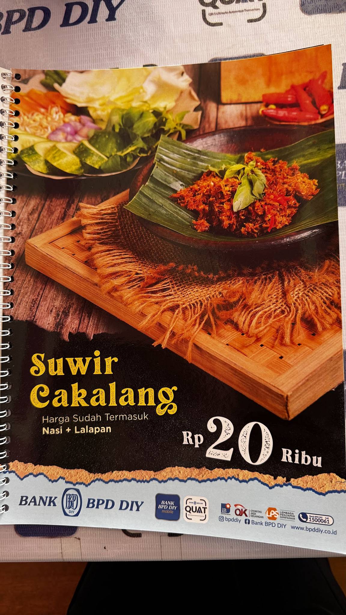 UD SARI RASA меню
