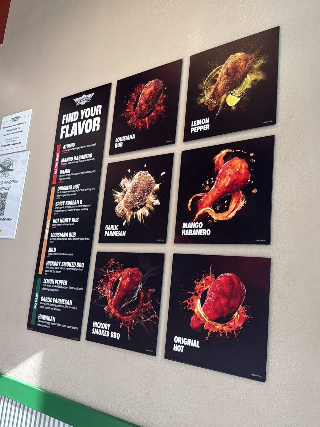 Wingstop меню
