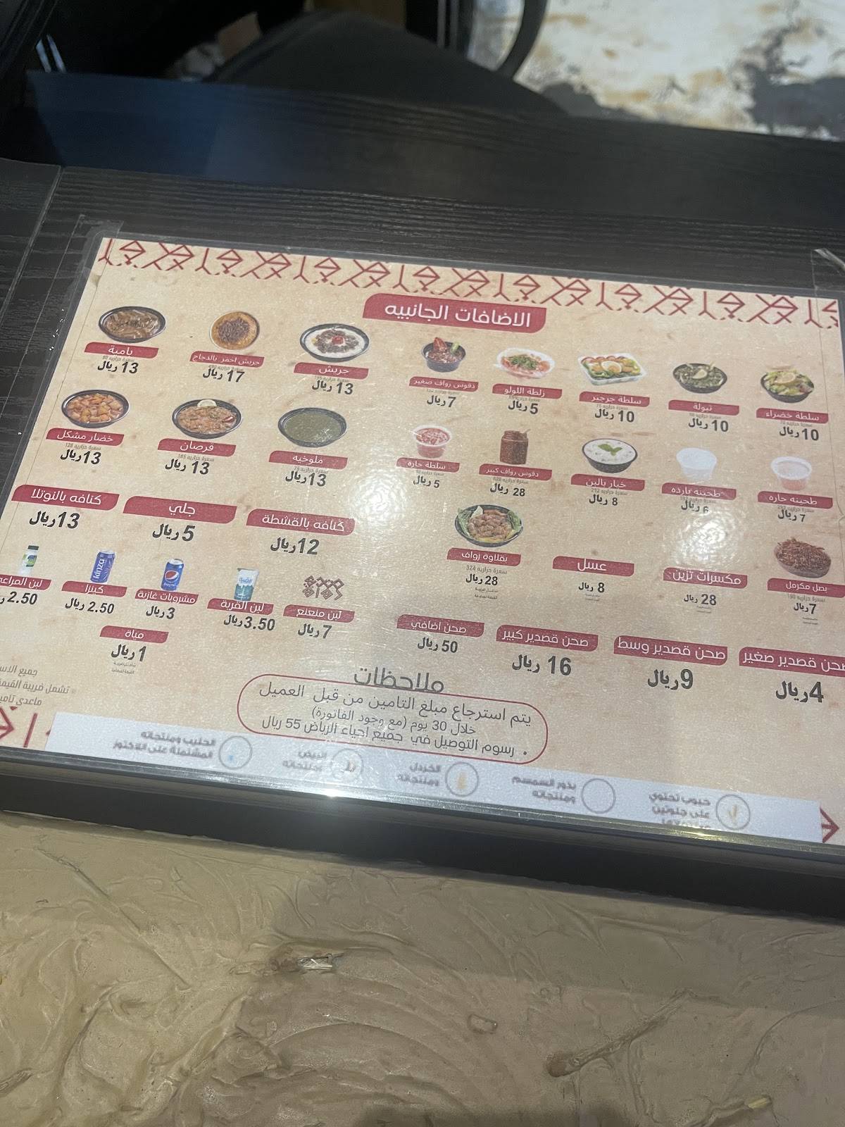 مندي رواف меню