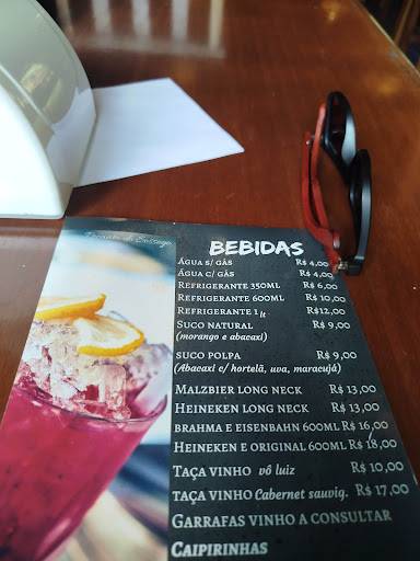 Restaurante Recanto Sossego меню