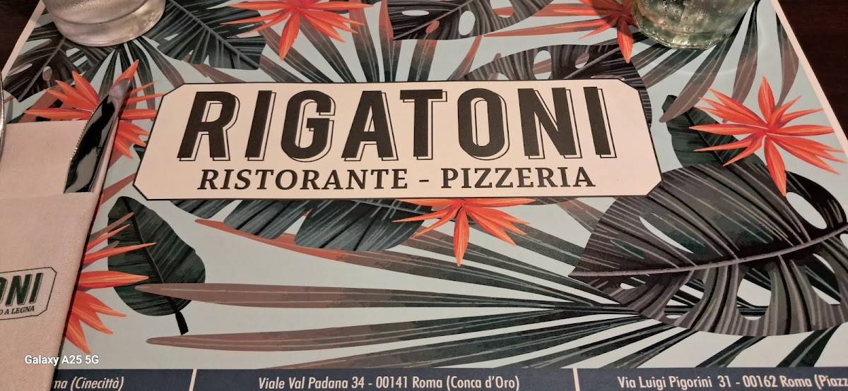 Rigatoni Roma меню
