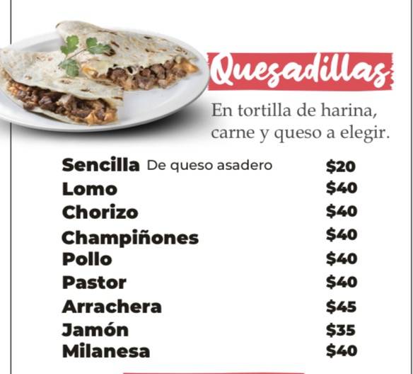 Tortas Río Verde меню
