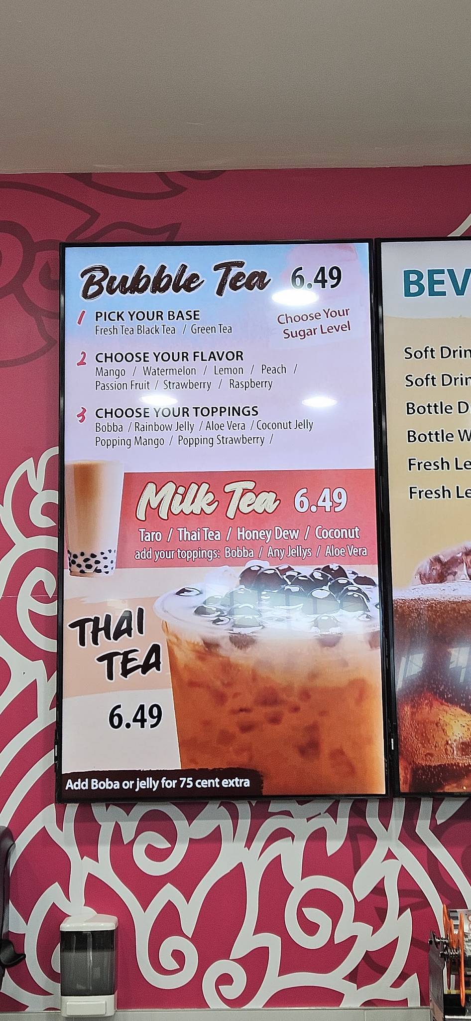 Ruby Thai Kitchen меню