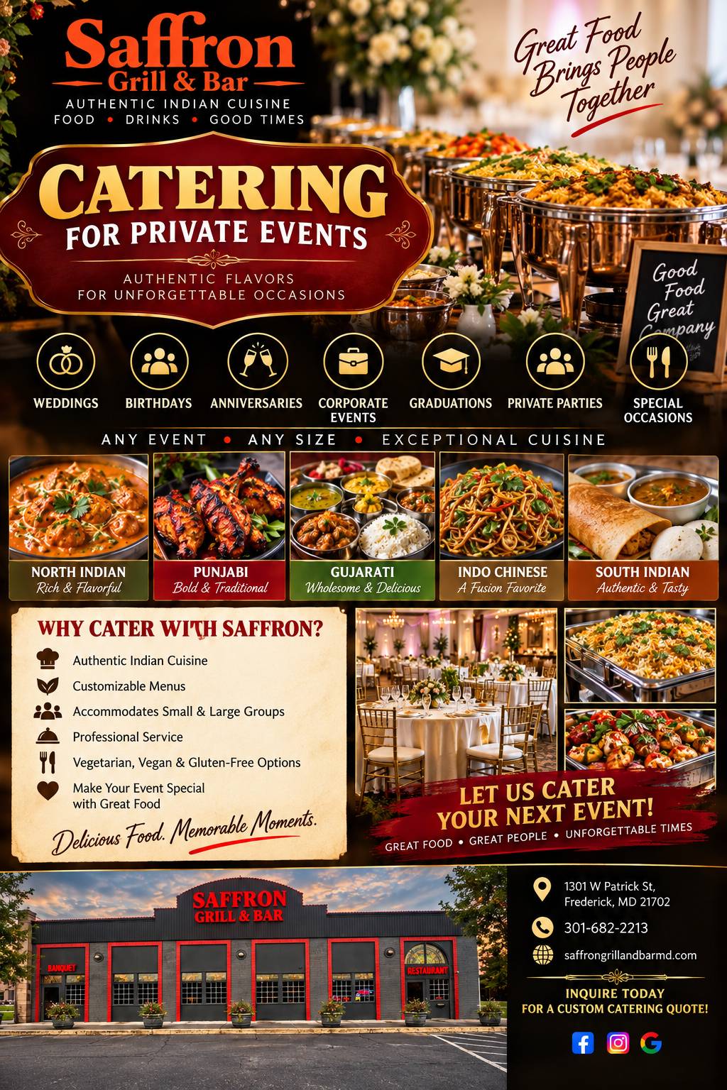 Saffron Grill & Bar меню