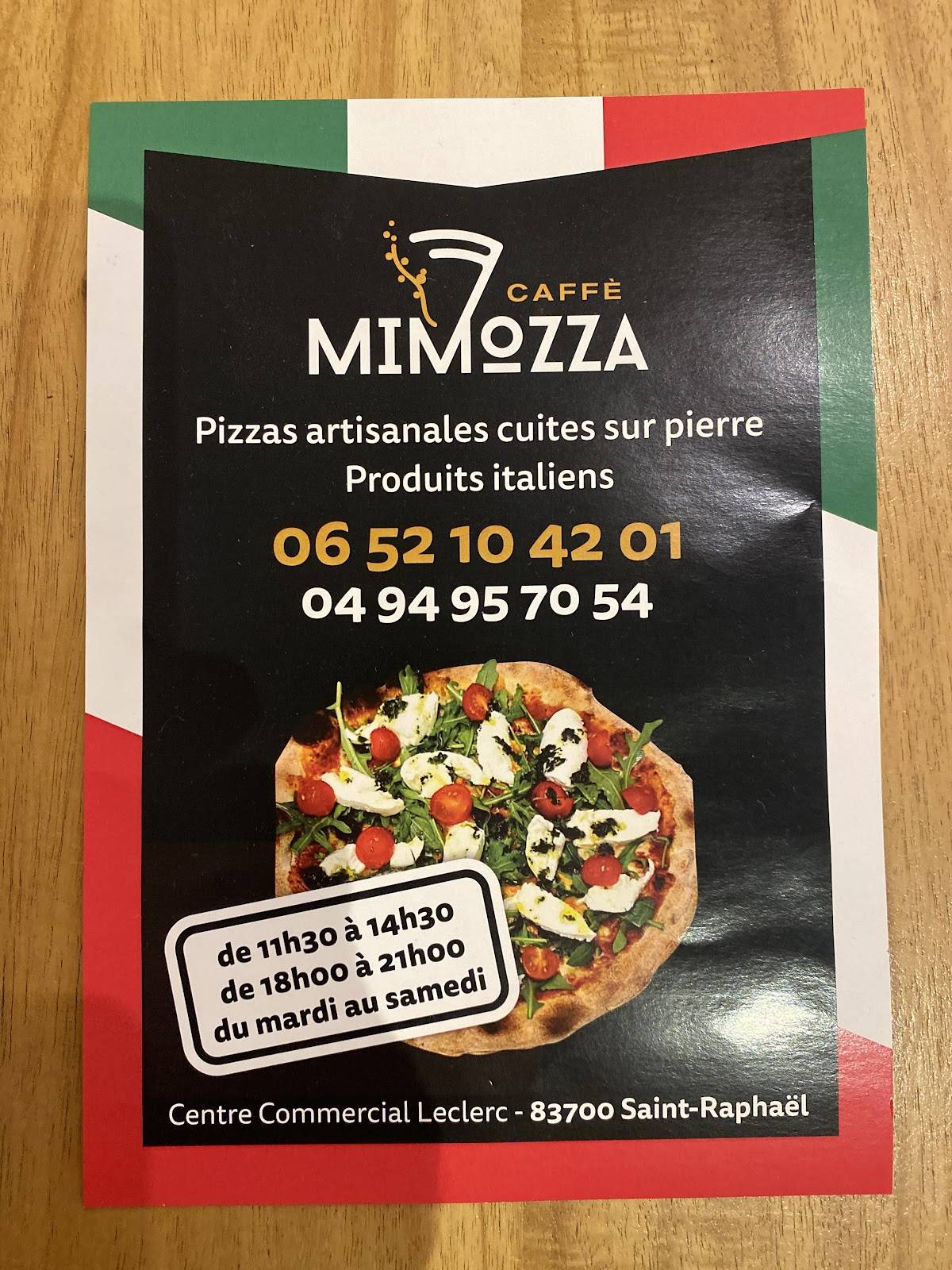 Mimozza Caffè меню