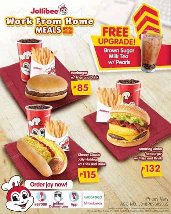 Jollibee меню