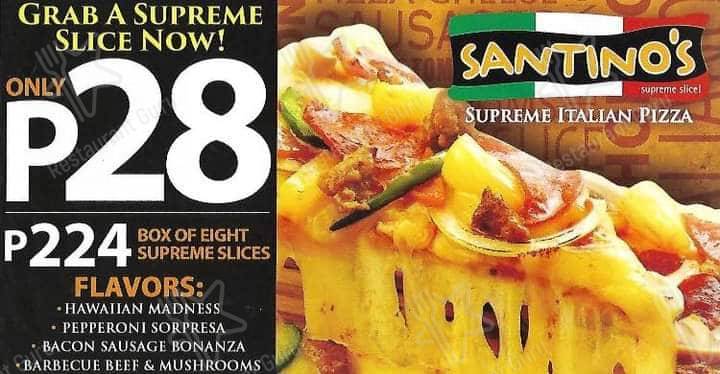 Santino's меню