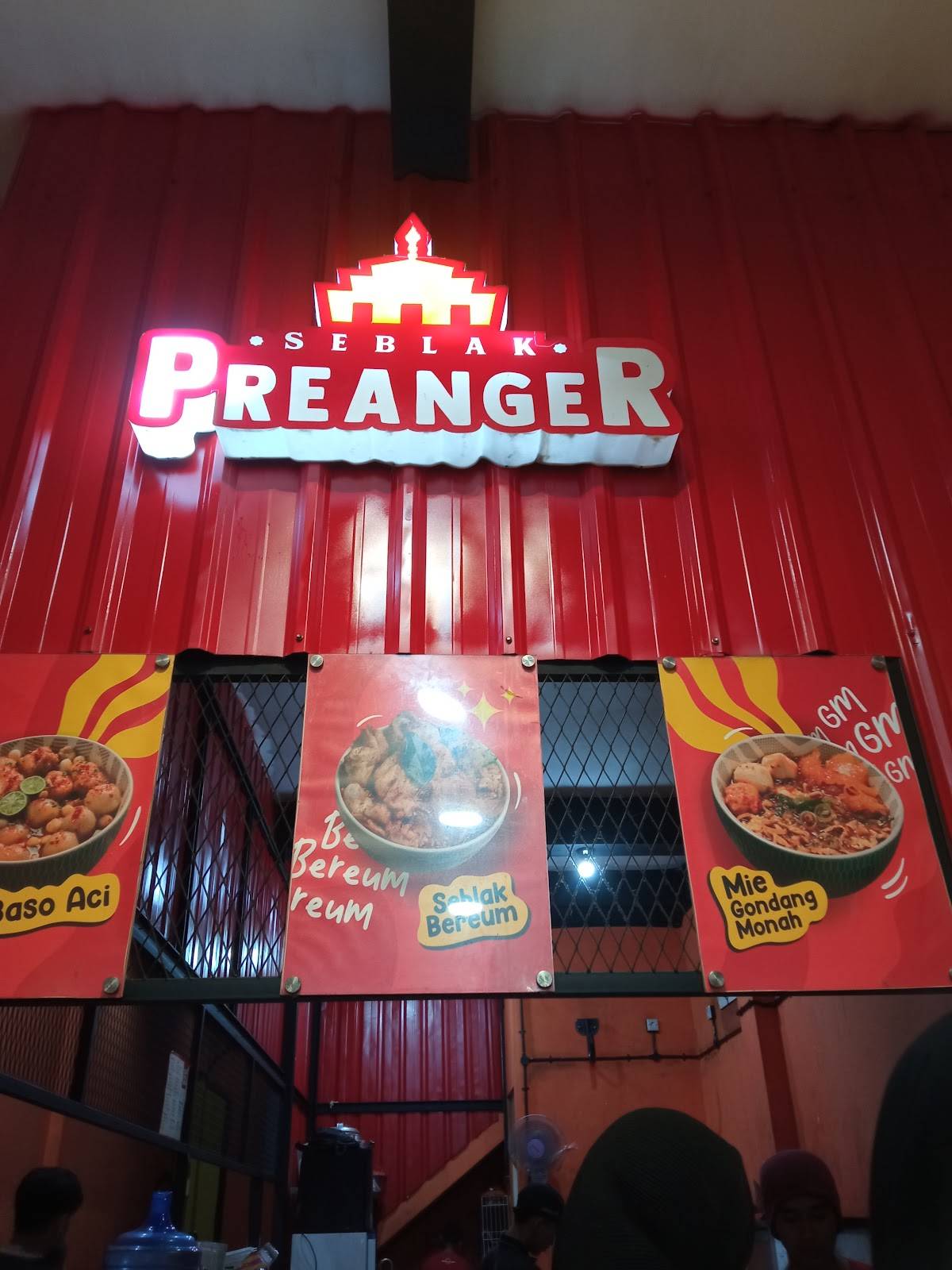 Seblak Preanger меню