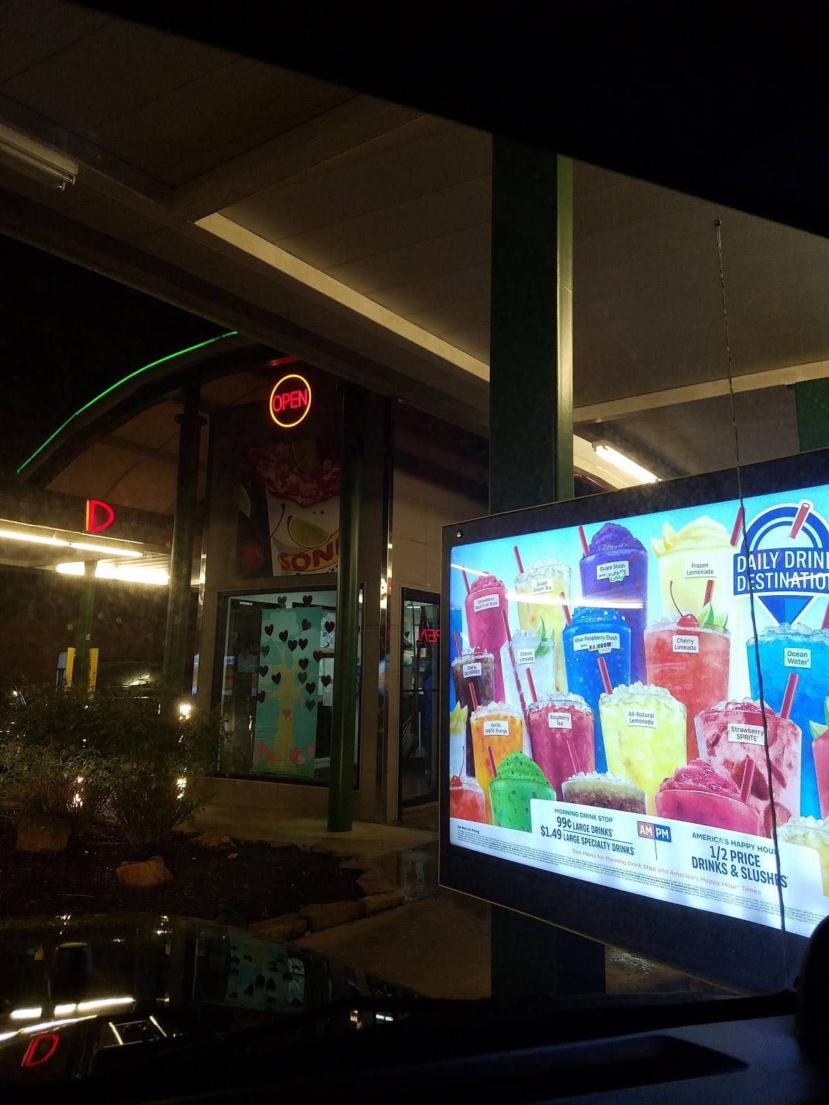 Sonic Drive-In меню