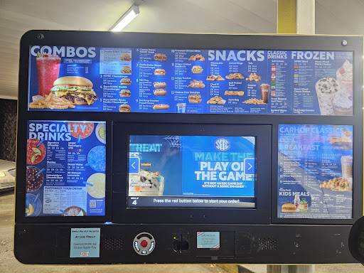 Sonic Drive-In меню