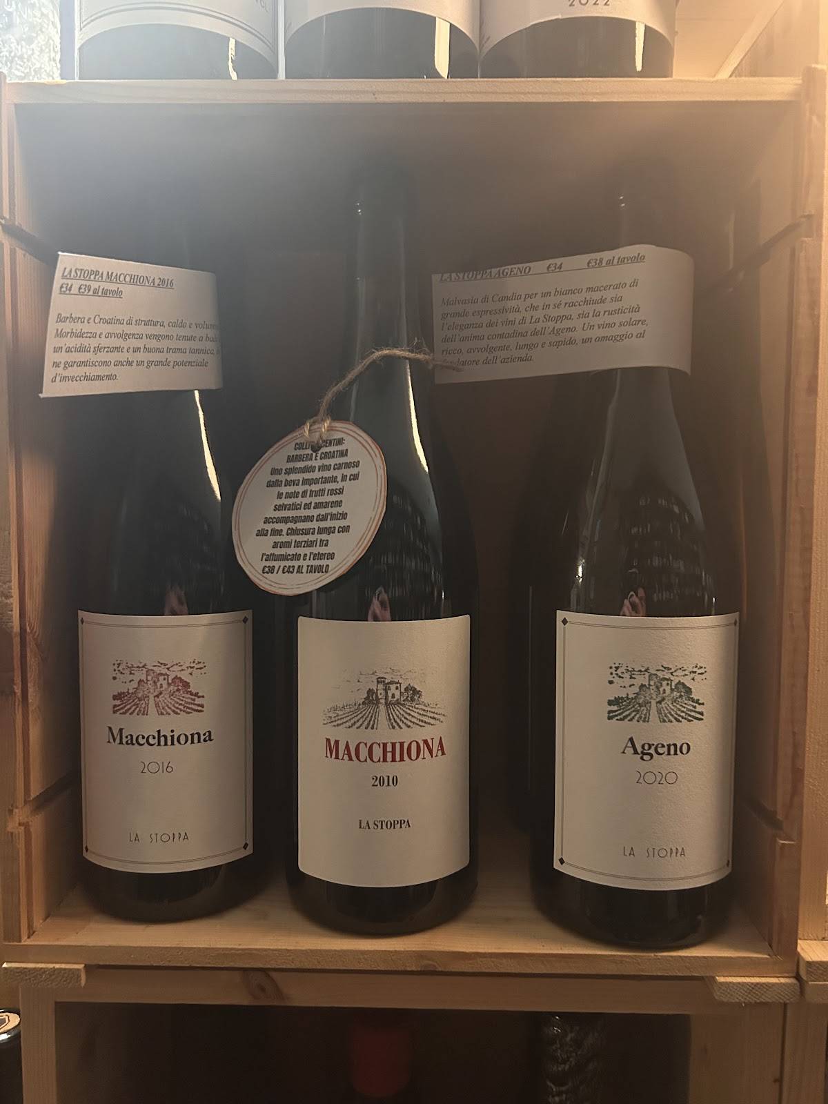 Soul Note Winery меню