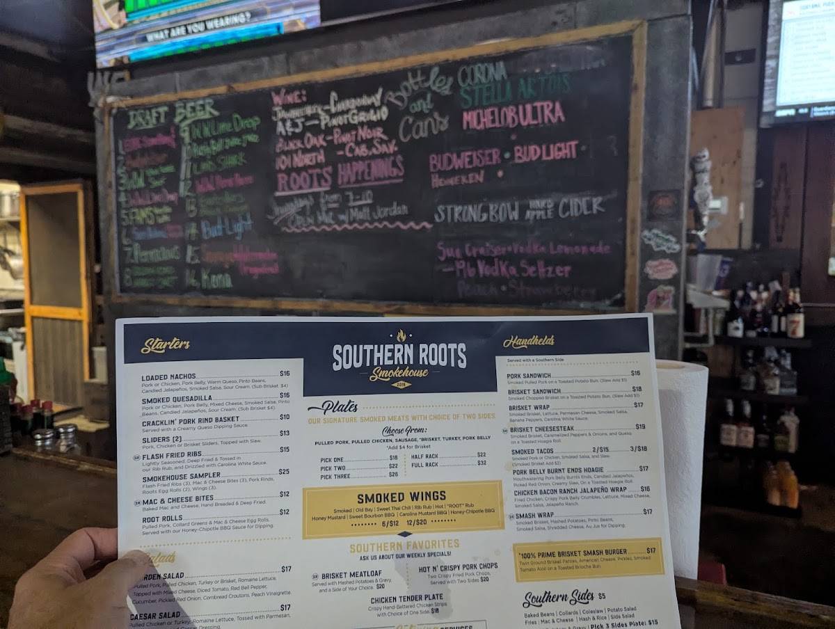 Southern Roots Smokehouse меню