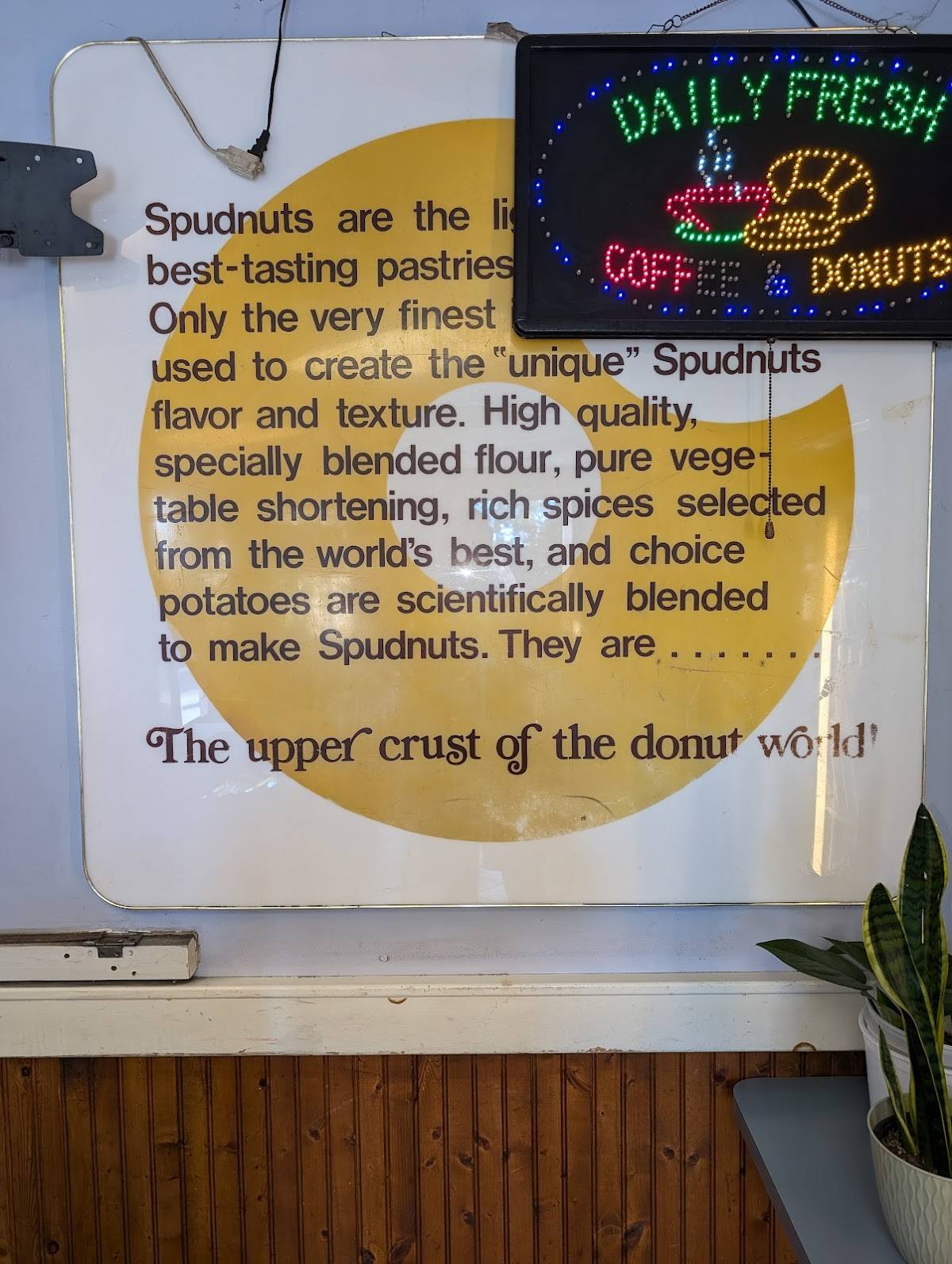 Spudnuts Donuts меню