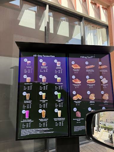 Starbucks меню