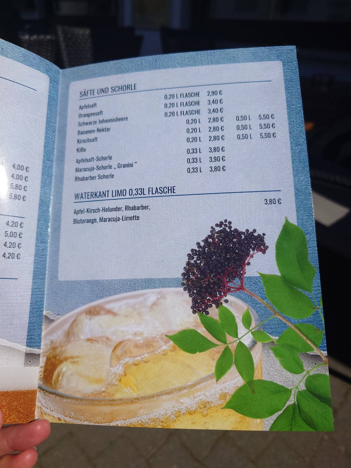 Strandrestaurant Hasselberg меню