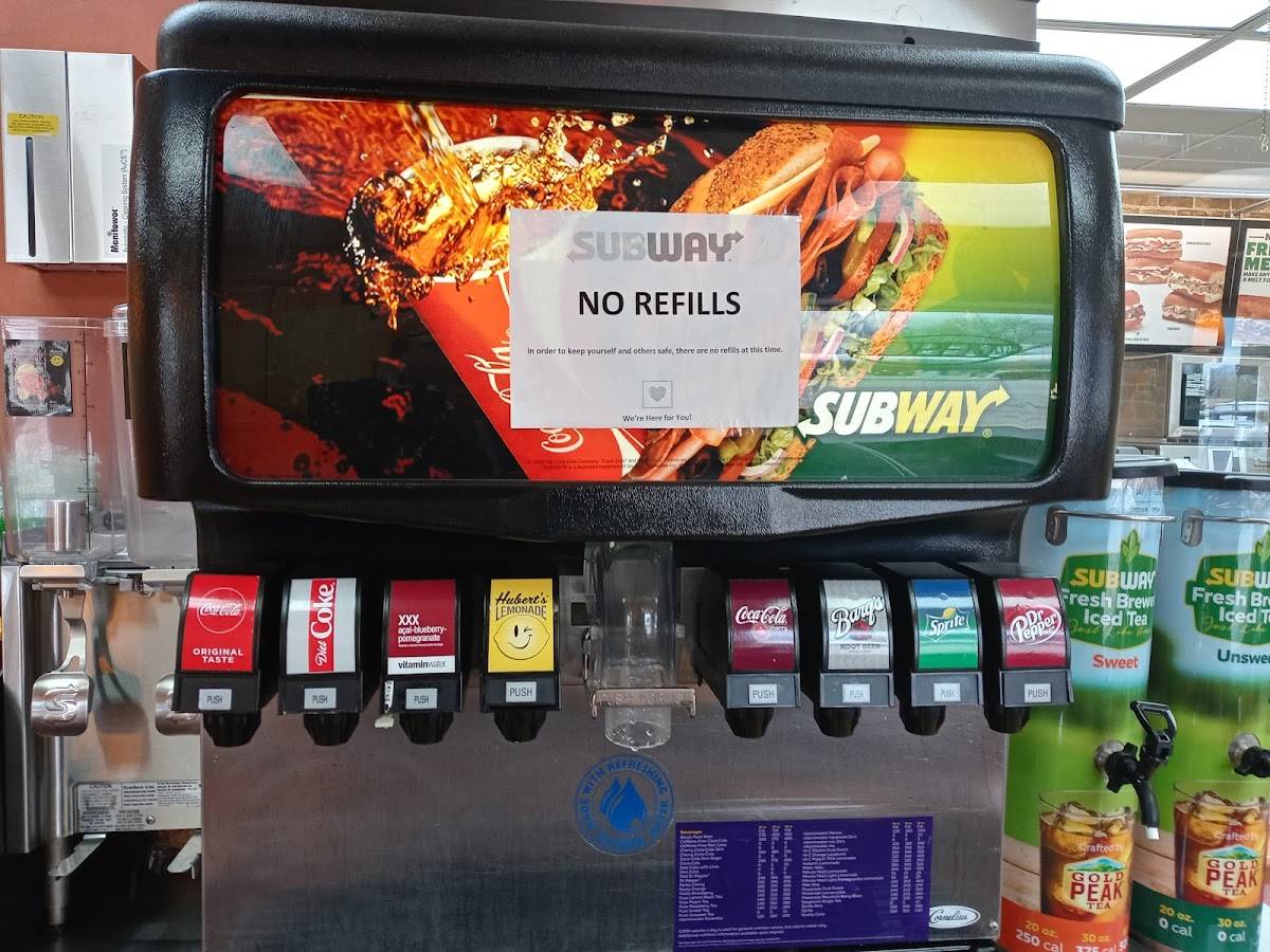 Subway меню