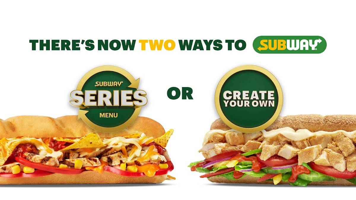 Subway меню