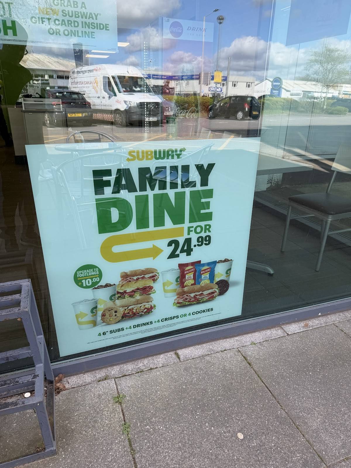 Subway меню