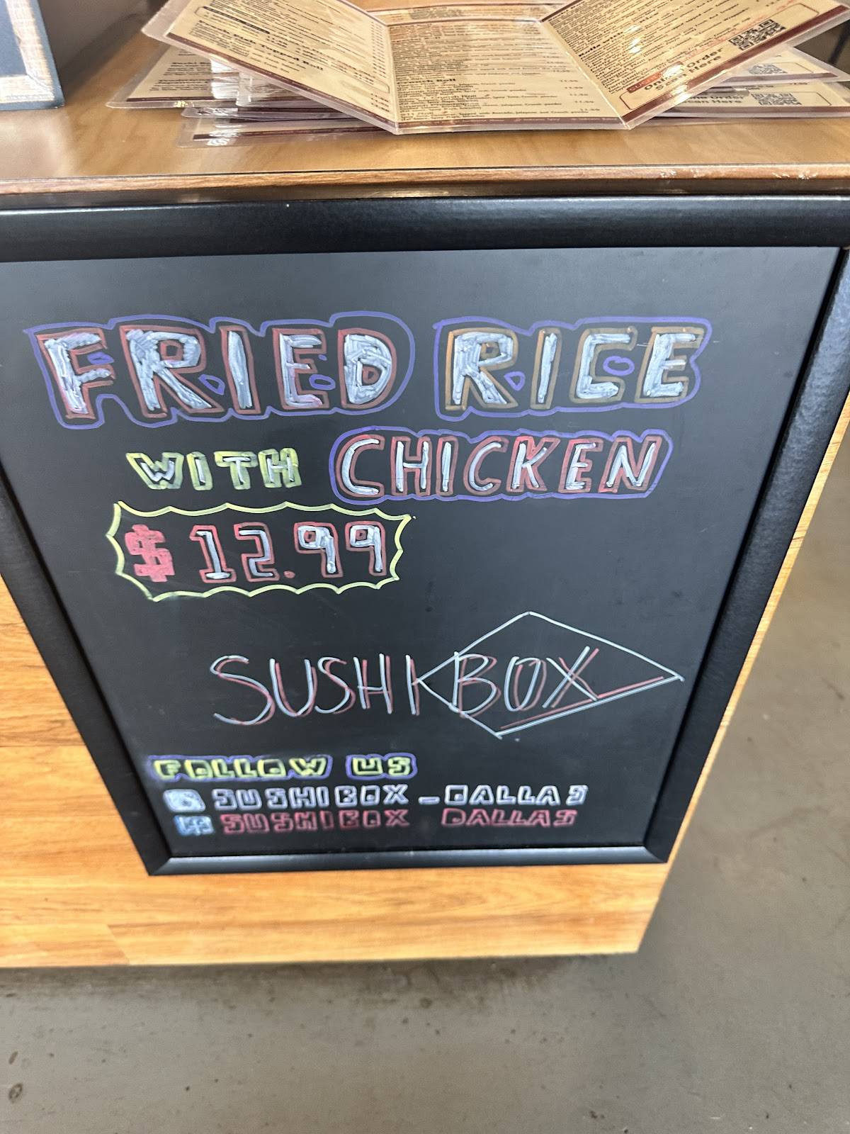 Sushi Box меню