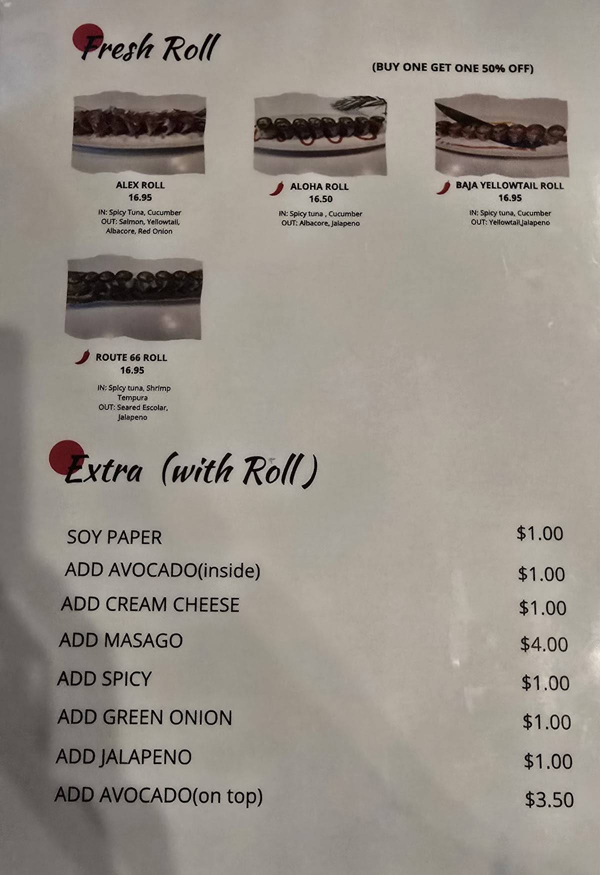 Sushi Factory меню