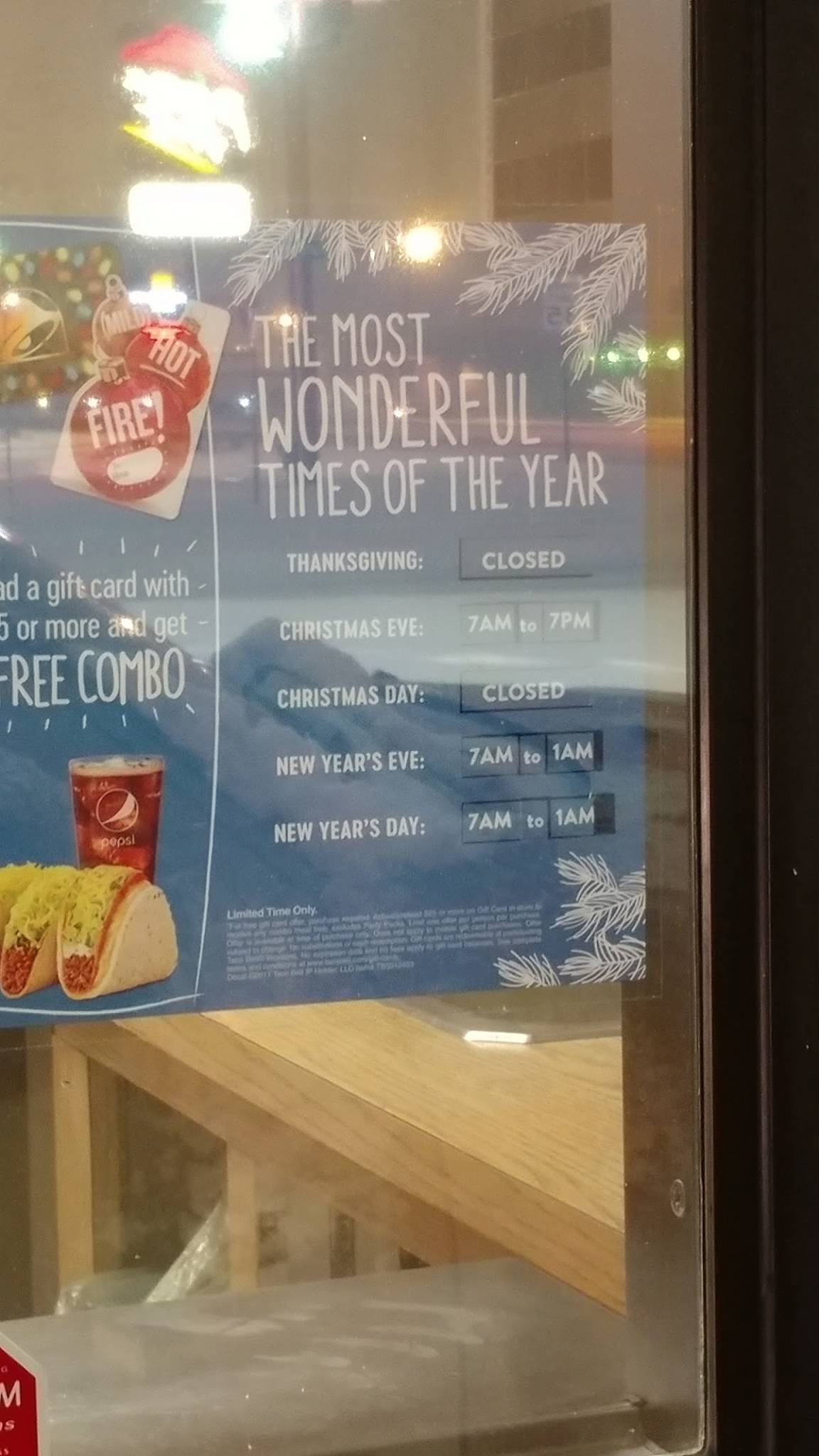 Taco Bell меню