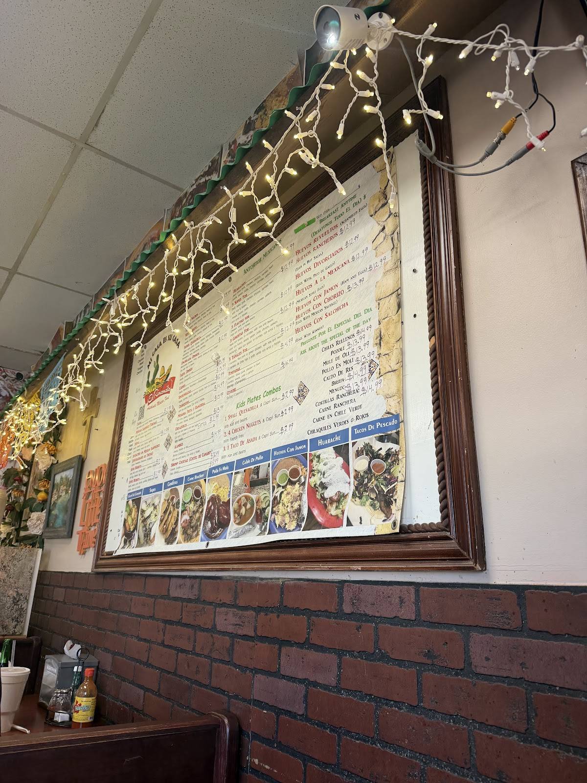 Tacos El-Rinconcito меню
