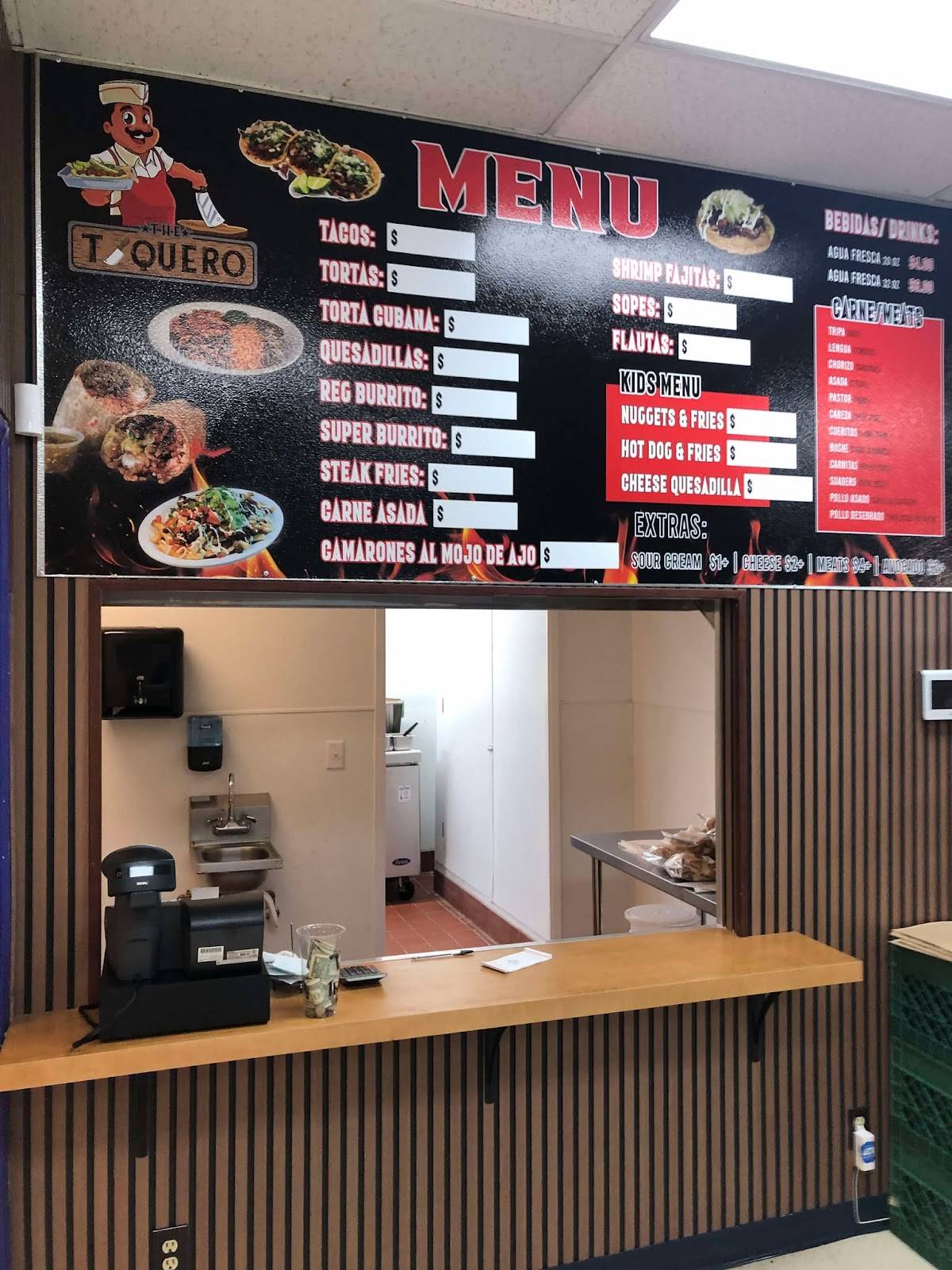 The Taquero Taqueria меню
