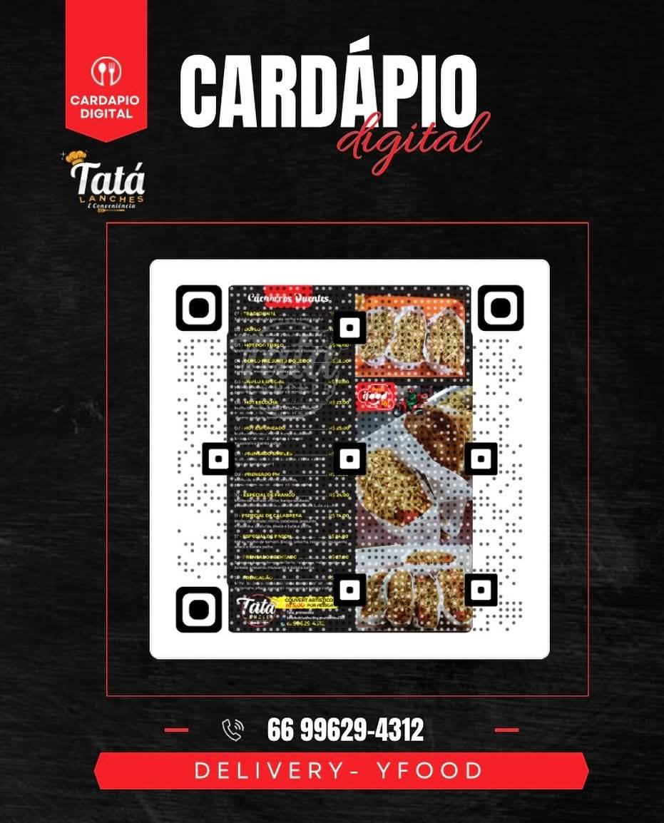 Tata lanches e Conveniência меню