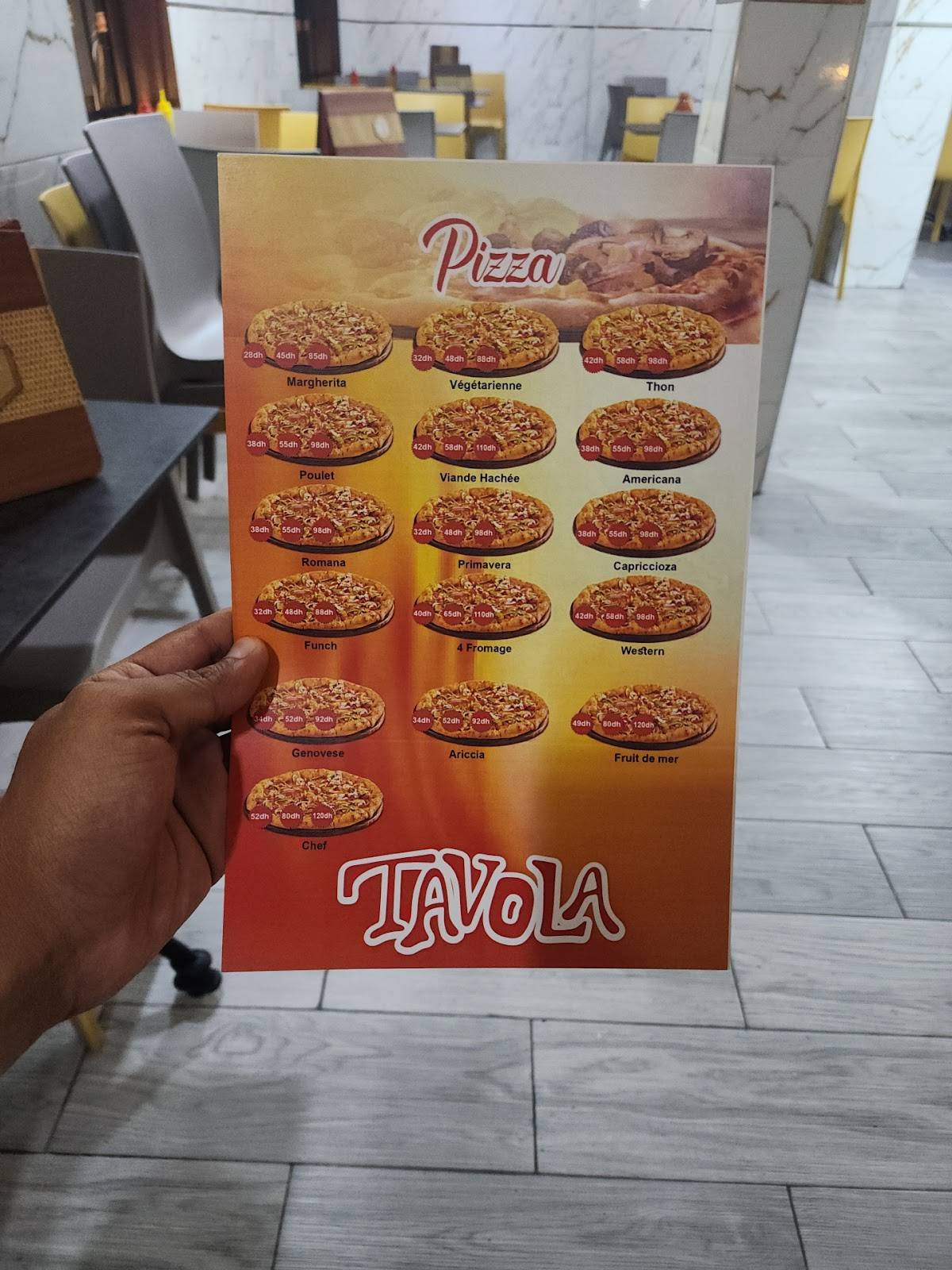 Tavola меню