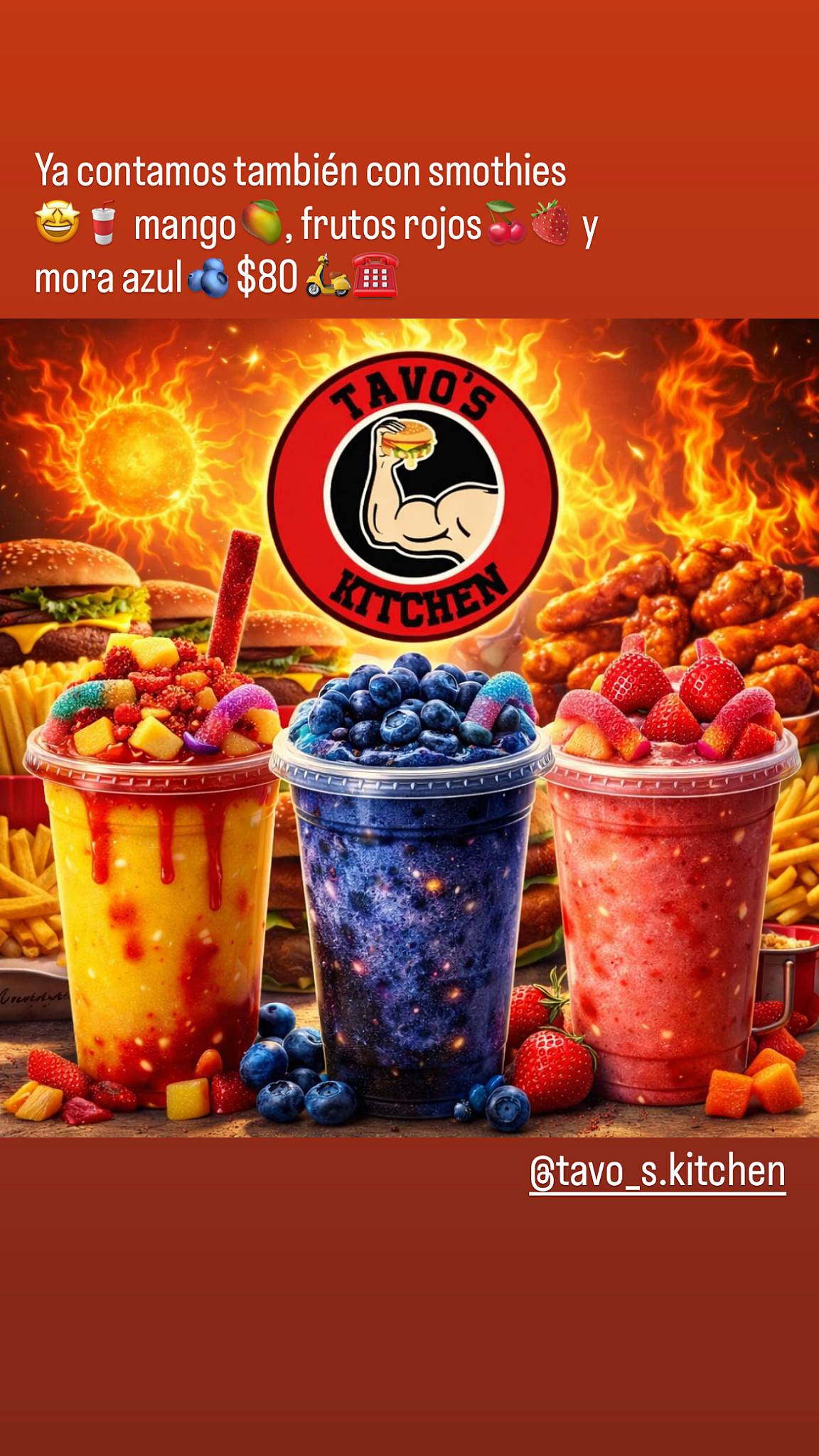 Tavo's kitchen меню