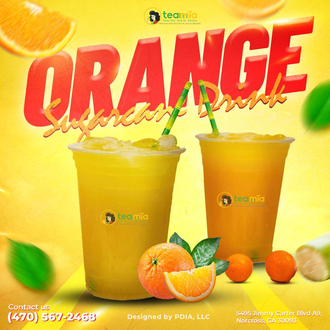 TeaMia - Sugarcane Drinks, Smoothies & Milkteas меню
