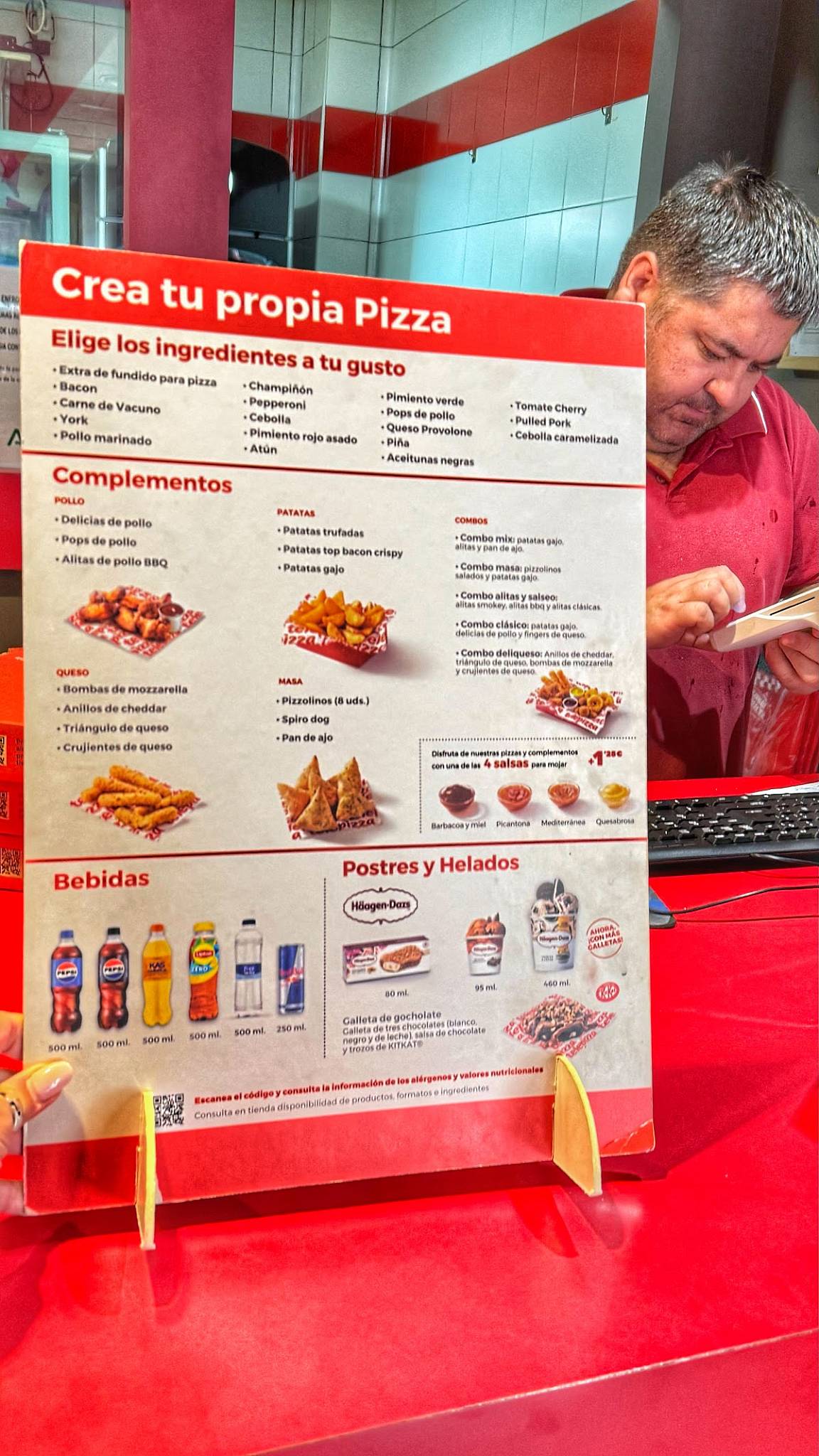 Telepizza Ronda - Comida a Domicilio меню