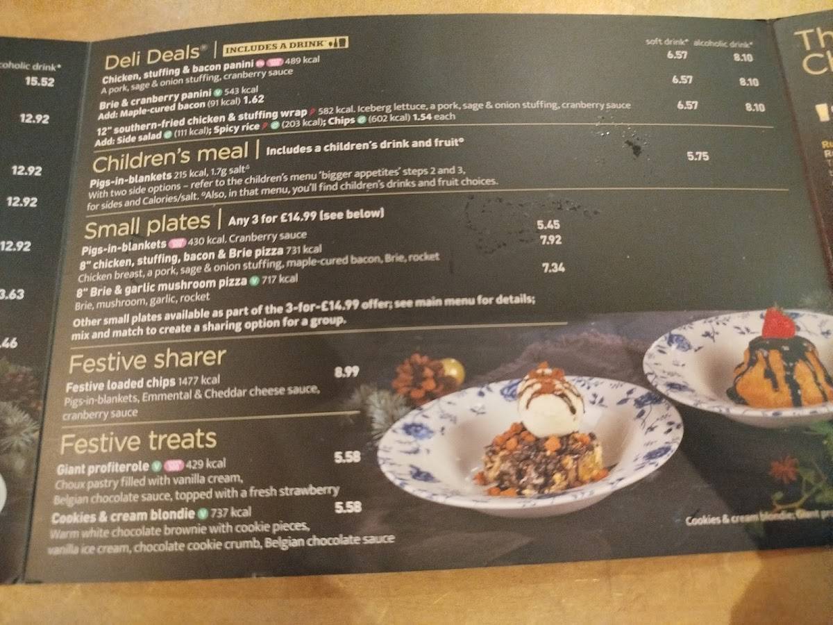 The Chevalier Inn - JD Wetherspoon меню
