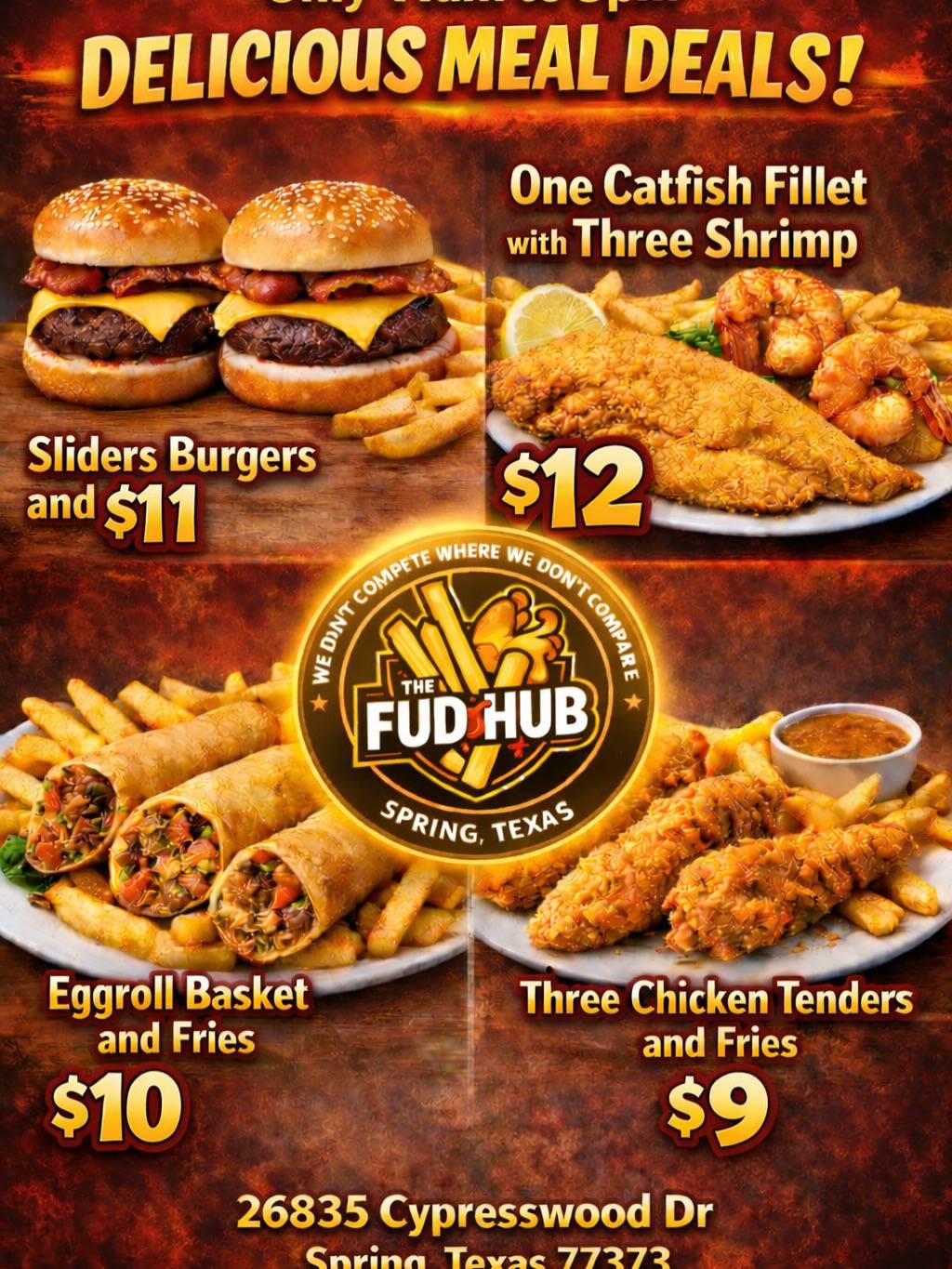 The Fud Hub меню