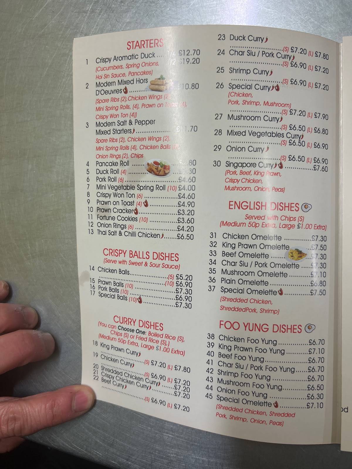 The Modern Chinese Takeaway меню