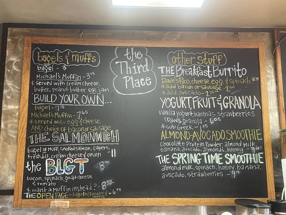 The Third Place Coffee Shop меню