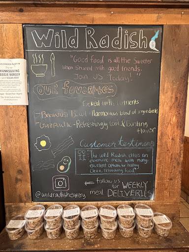 The Wild Radish меню
