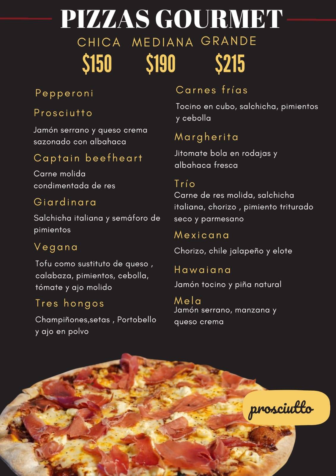 Trattoria y Pizzería Moroder меню