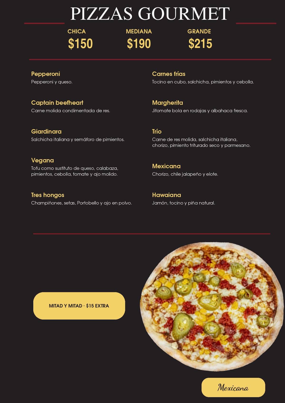 Trattoria y Pizzería Moroder меню