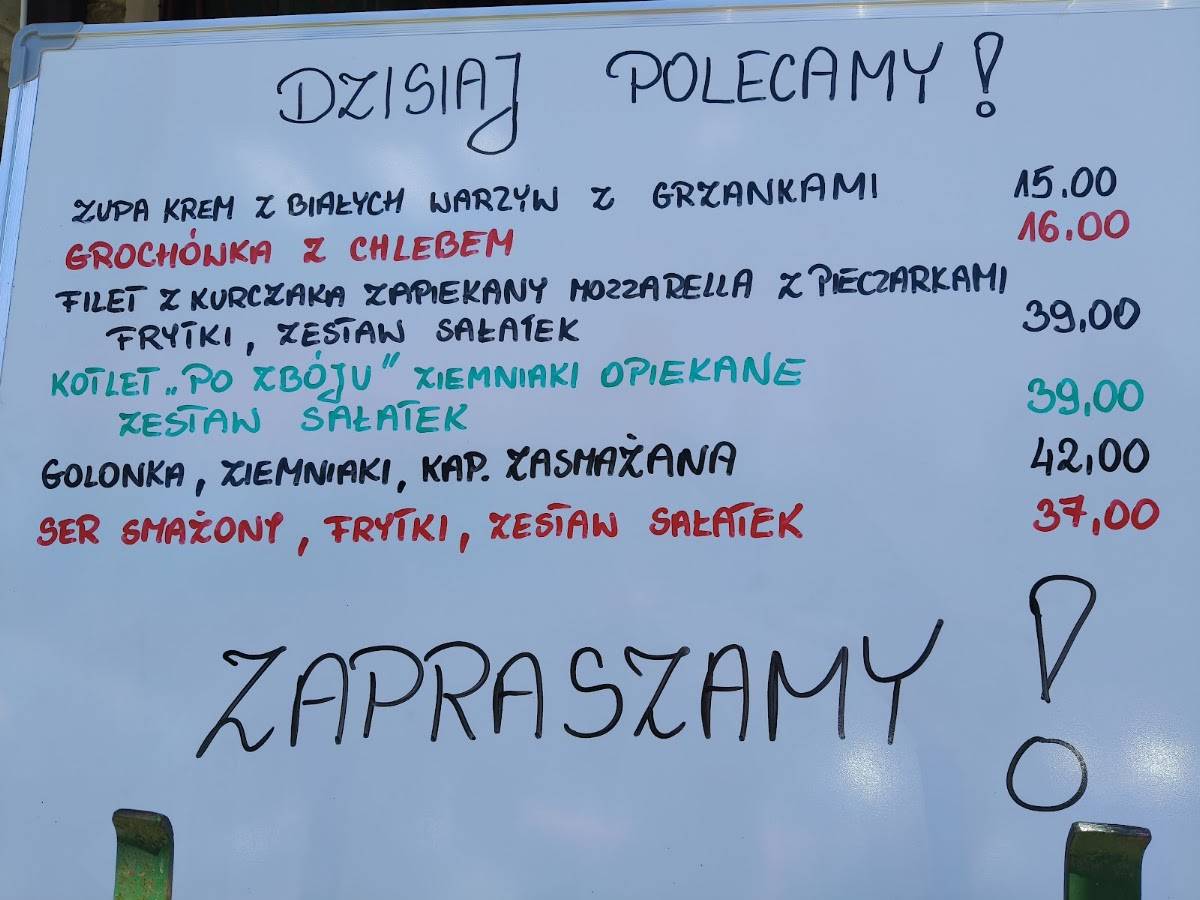 U Wisełki меню